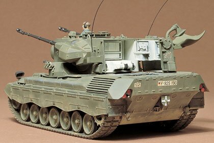модель Немецкая самоходная зенитная пушка Flakpanzer Gepard с одной